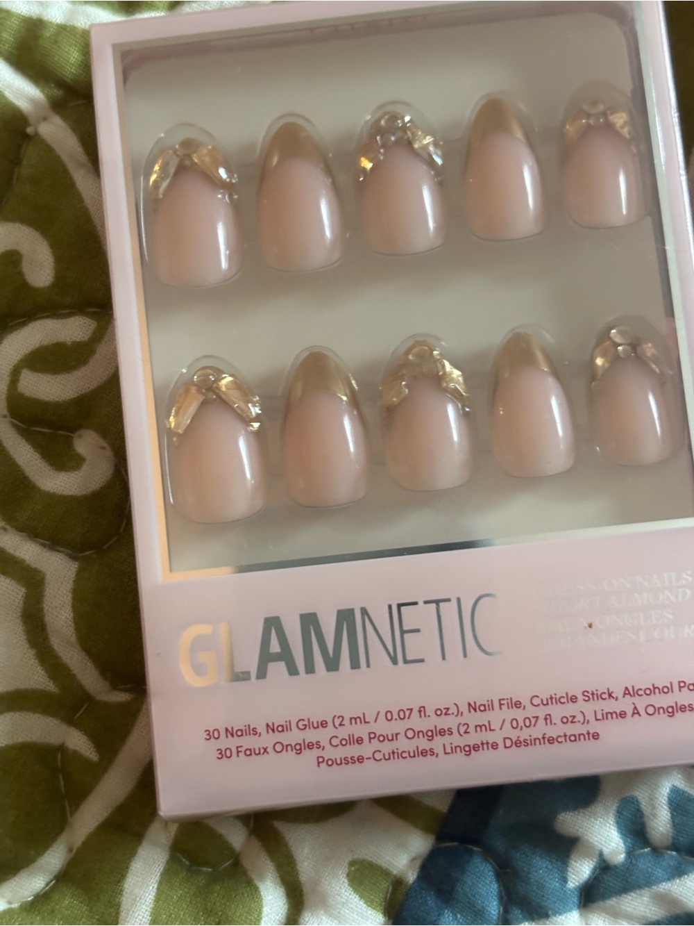 Glamnetic Pink Ombre & Sparkle Press-On Nail Set - Picture 6 of 8